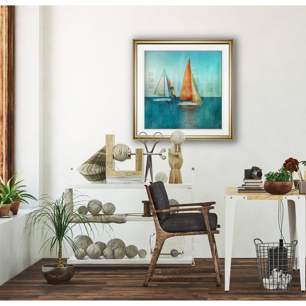 Framed Giclee Print 34x34 T432