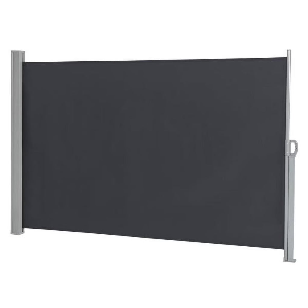 Outdoor Aluminum Handle Shed Partition Windshield Canopy Dark Gray G536401