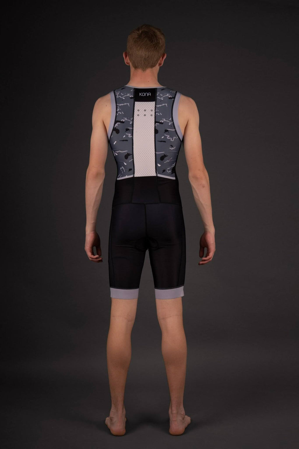 Aqua Camo Navy Camo Large Triathlon Race Suit X6094