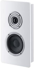 White 2-Way Wall Speaker Pair with Metal Wall Bracket K136380