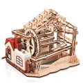3D Wooden Puzzles Marble Run Model Building Kits with Motor W14579