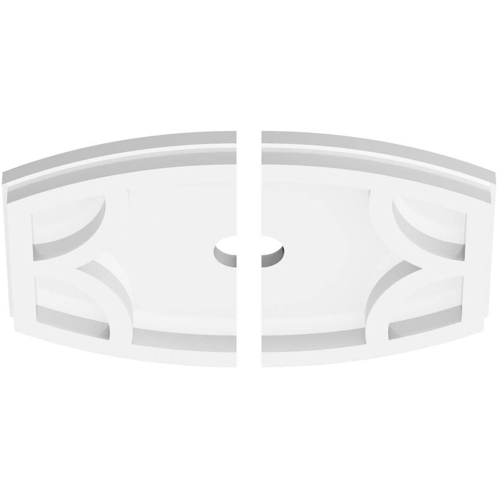 Contemporary PVC Ceiling Medallion Two Piece D444