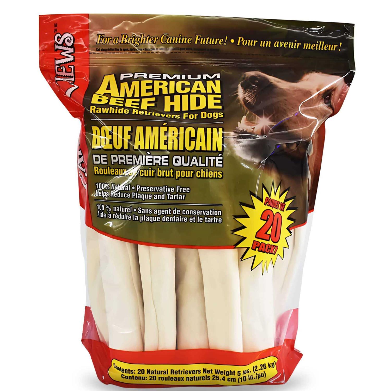 10-11 Dog Rawhide Retriever Rolls T374