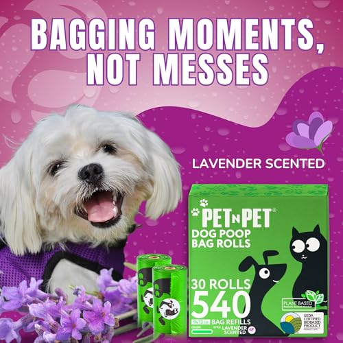 270 Counts Unscented Plant Based Dog Poop Bags J268