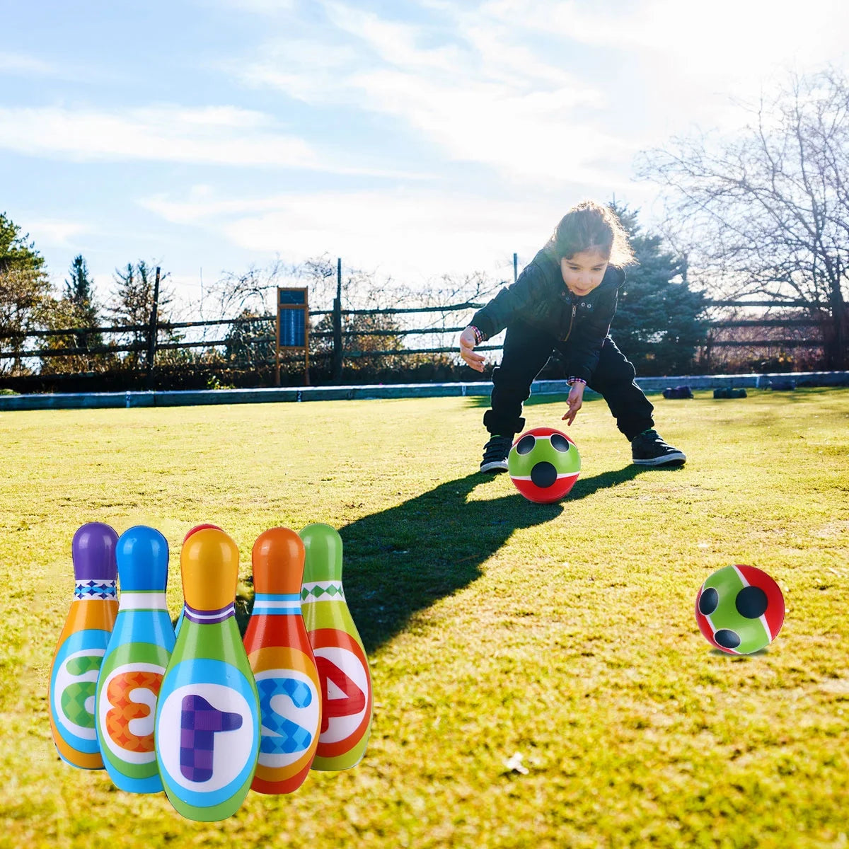 Portable Family Bowling Game Toys M423329