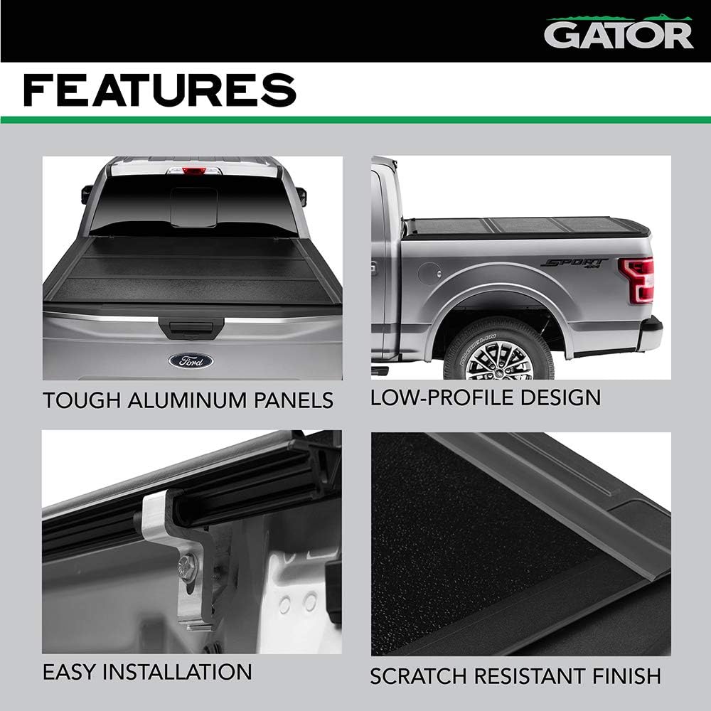 Hard Tri-Fold Truck Bed Tonneau Cover for Toyota Tundra 6' 7" Bed W83748