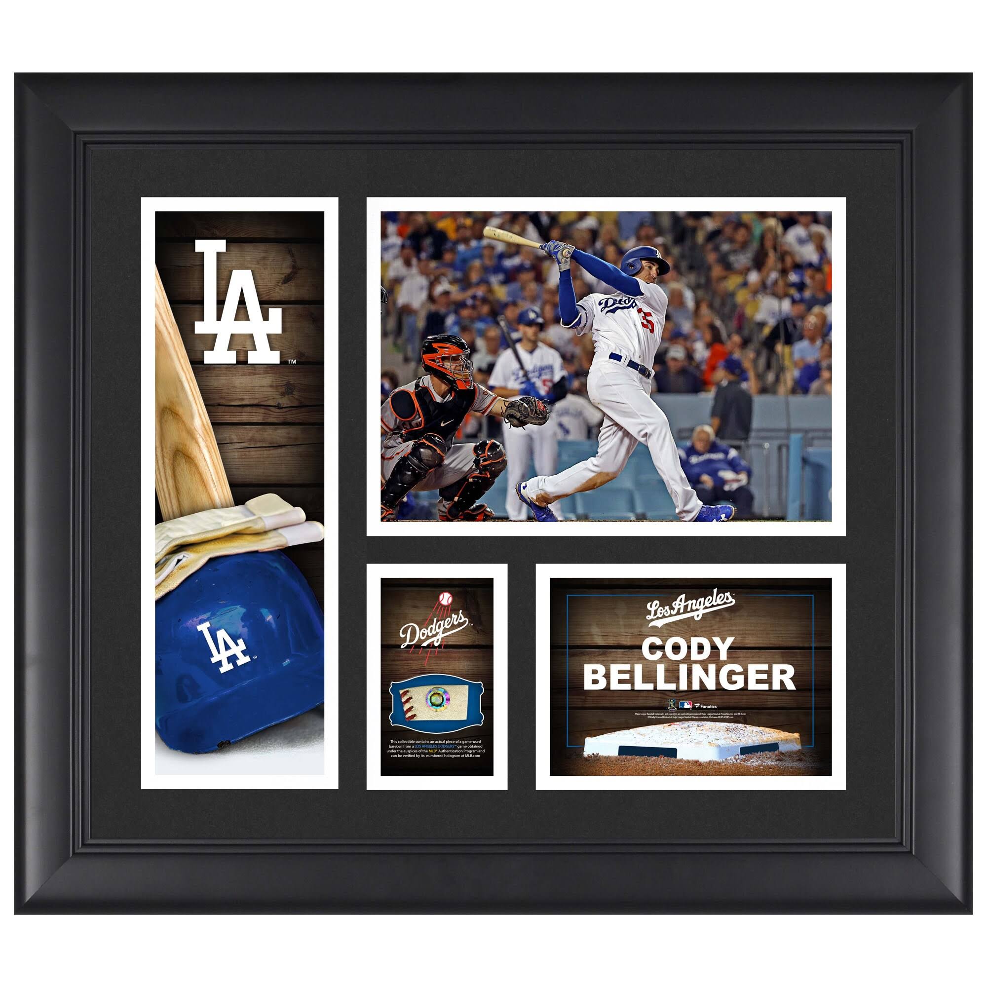 Framed 15x22 x 17x22 Player Collage with Game-Used Baseball C260