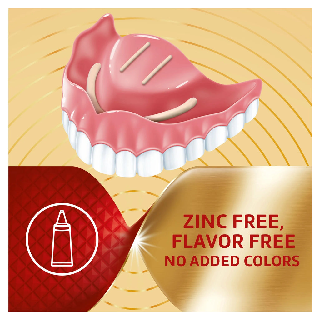 Denture Cream, Unflavored - 2.2 oz 4 Pk L263