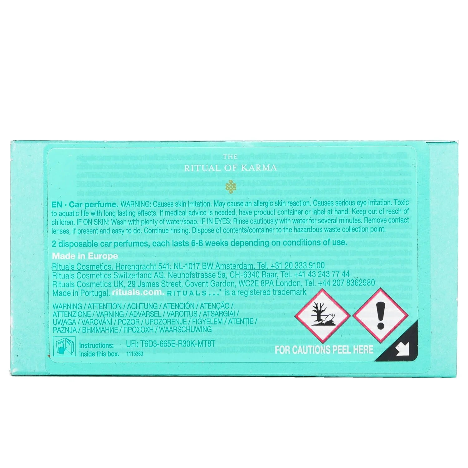 Car Perfume Holder with 2 Refills X5068
