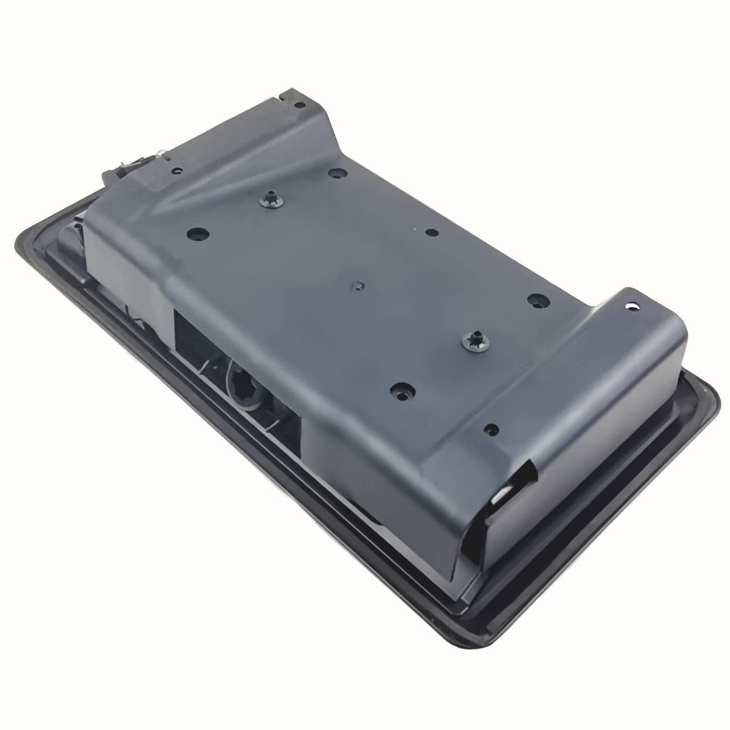 Right Side Rear Exterior Cargo Door Handle & License Plate Housing Frame Bracket for 08-21 Ford E150 E250 E350 E450, Pack of 2 D276