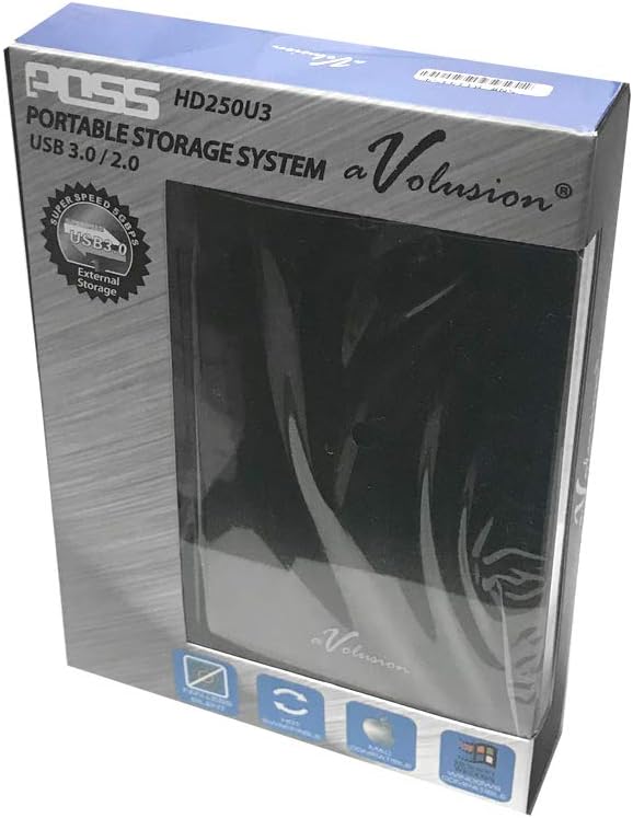 2TB USB 3.0 Portable External Hard Drive Pack of 2 P234