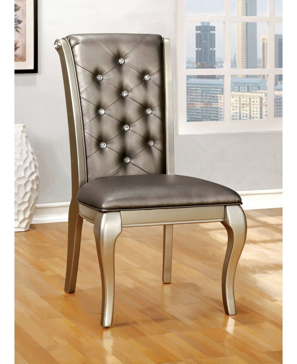 Grey Side Chair (Set of 2) A210