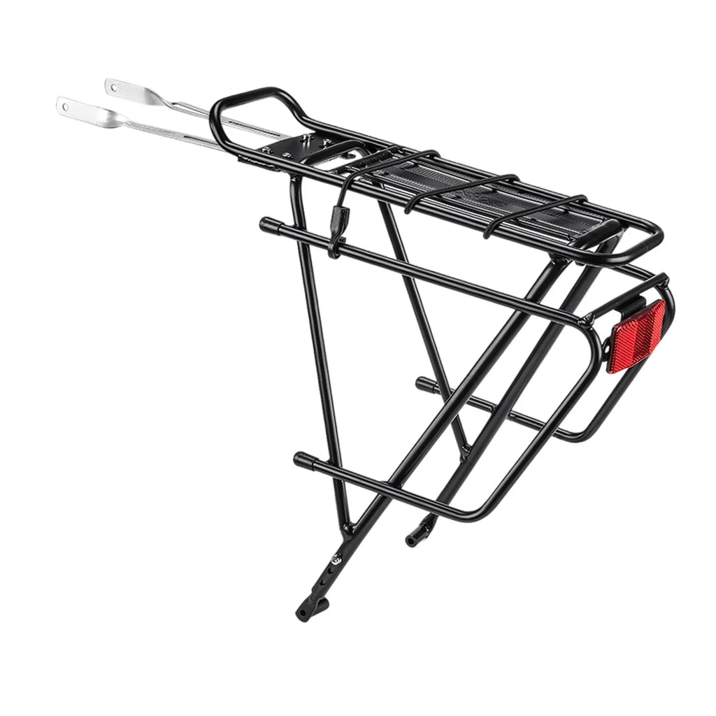 Black Durable Bike Cargo Rear Rack with Reflector A650020