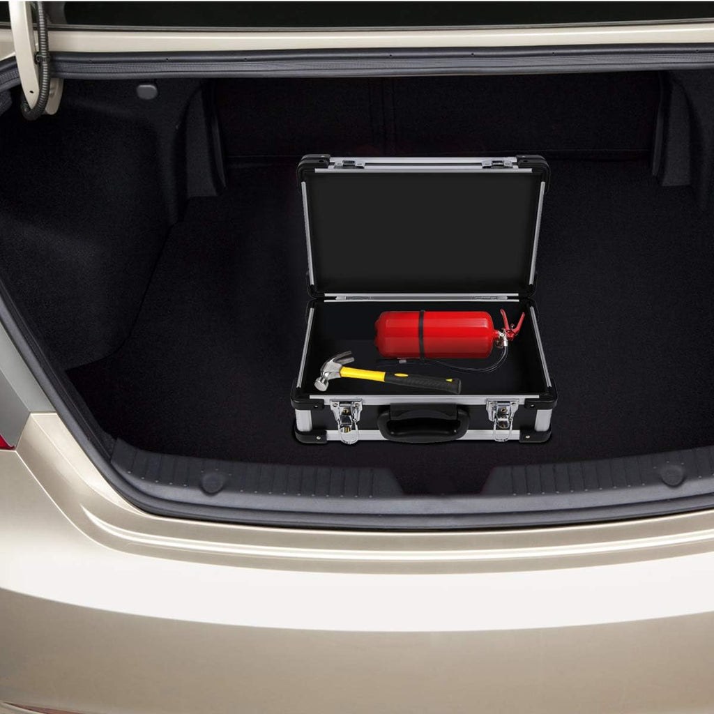 Black Aluminum Hard Case Toolbox Briefcase S936