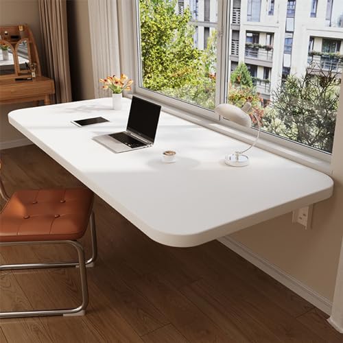 White 30 * 60cm Folding Wall-Mounted Drop-Leaf Table N24951