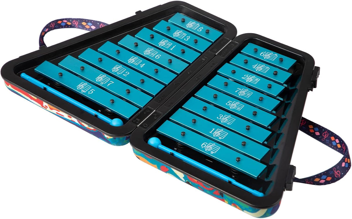 16 Note Glockenspiel Xylophone with Case V61712