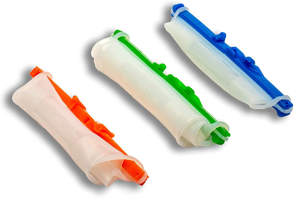3-Pack Platinum Silicone Microwave Steamer K6336