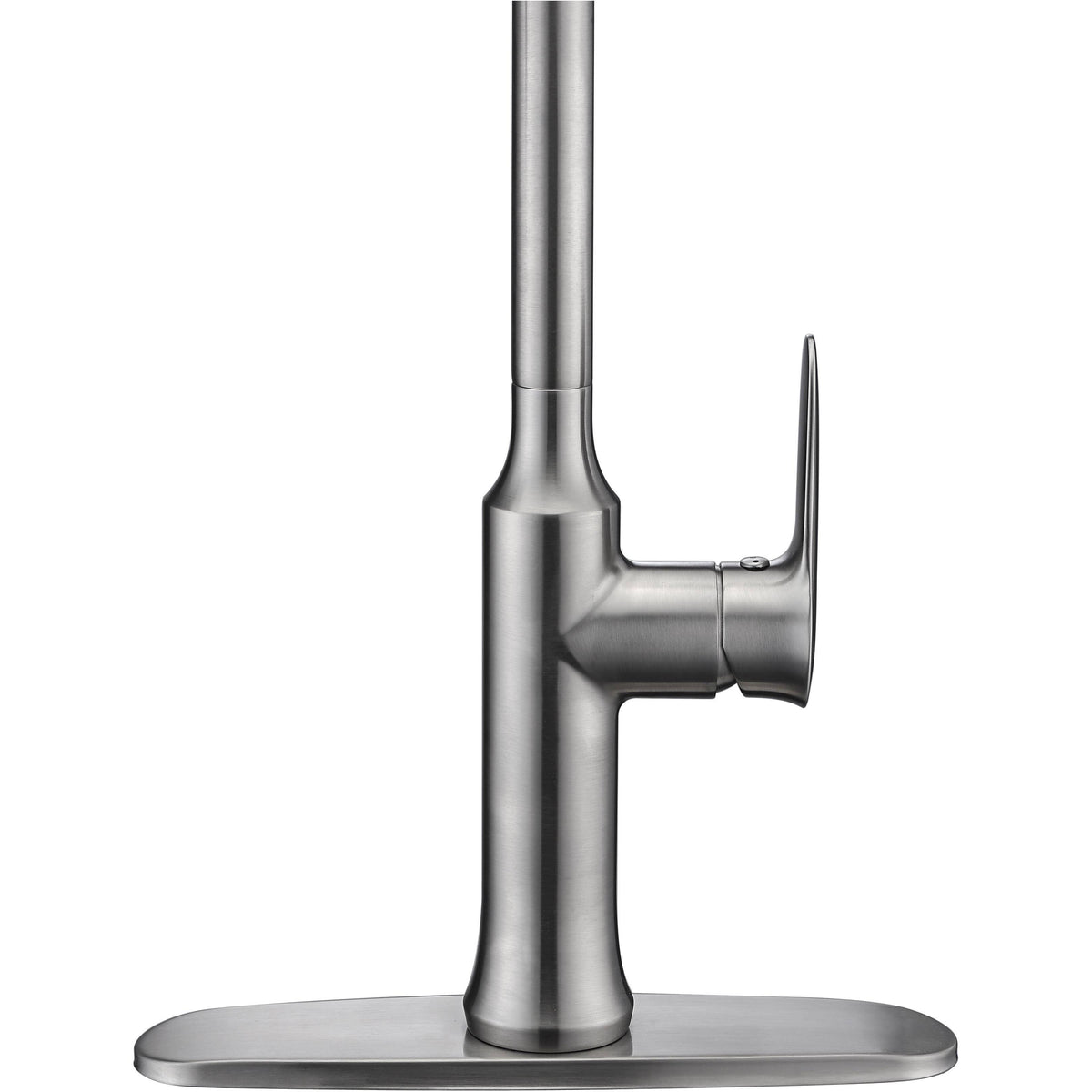 Brushed Nickel Single Handle Pull-Down Kitchen Faucet W975800
