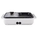 2 IN 1 Electric Grill Pan Hot Pot Barbecue Machine W17271