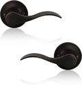 10 Pack Oil Rubbed Bronze Door Handles F8770