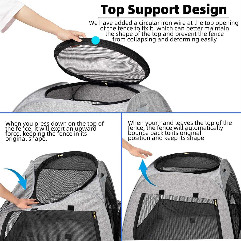Portable Cat Playpen, Foldable Pet Tent U7894