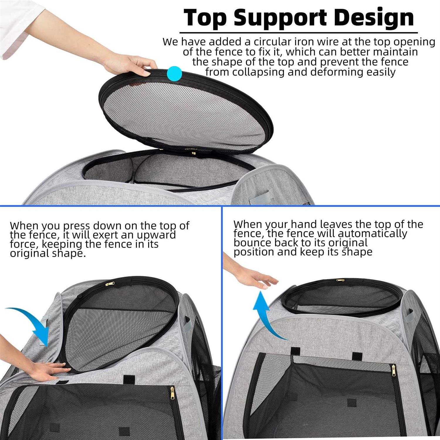 Portable Cat Playpen, Foldable Pet Tent U7894