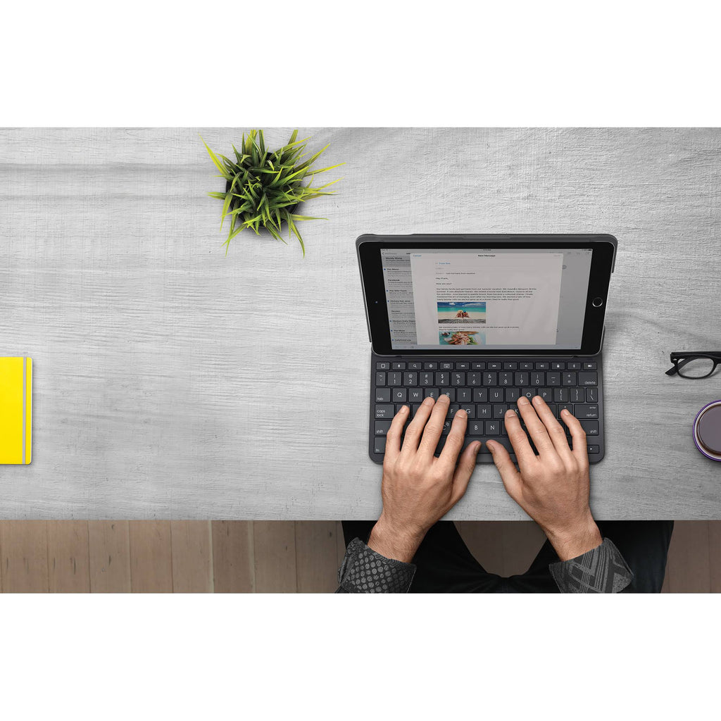 Slim Wireless Bluetooth Keyboard and Folio Case for 9.7-inch iPad O63088