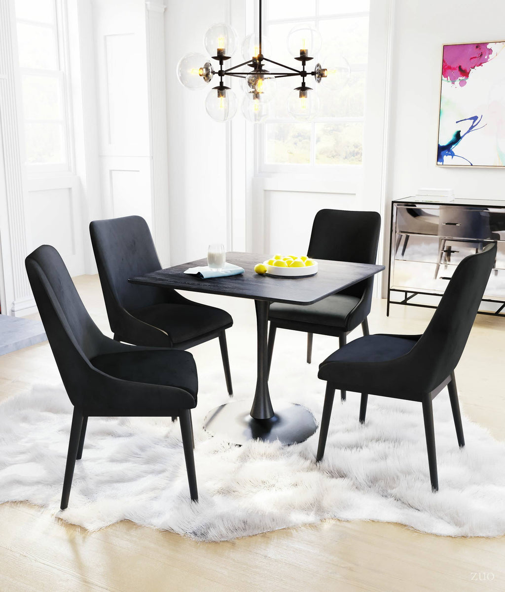 Black Dining Chair (Set of 2) R8989