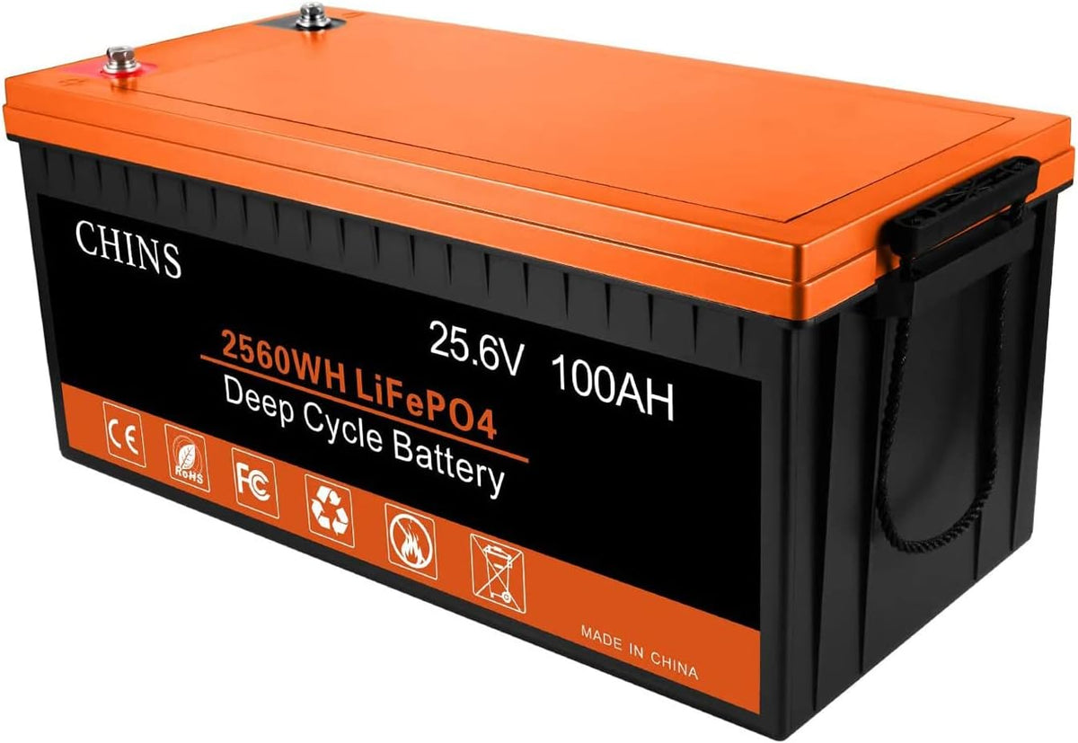 LiFePO4 Battery 24V 100Ah Lithium Battery with 100A BMS O970