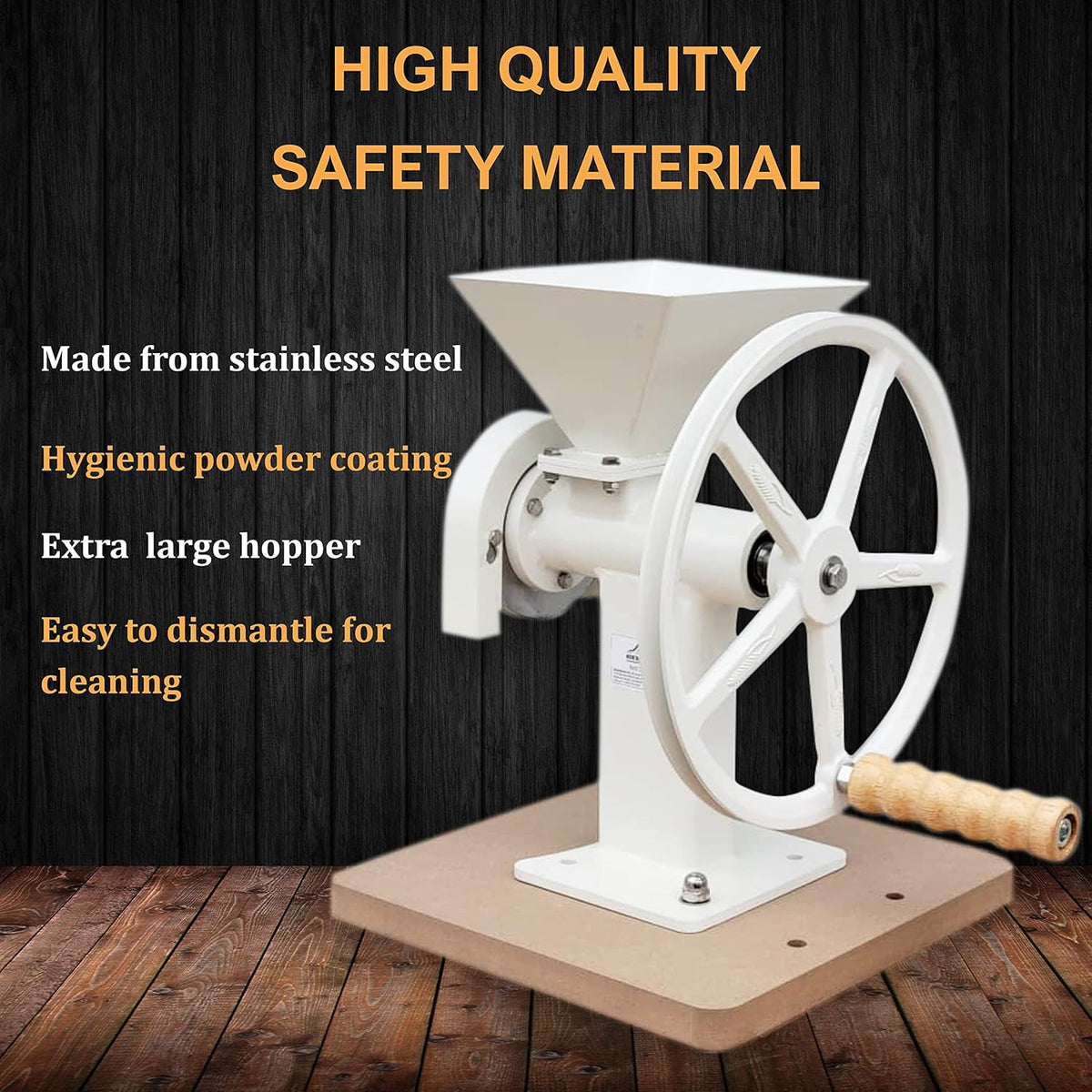 Manual Hand Grain Mill With Steel Disc K6920