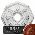 Nottingham Ceiling Medallion, Hand-Painted Firebrick Z859268