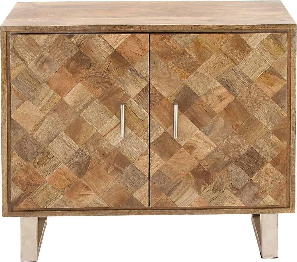 Wood And Metal Cabinet H464022