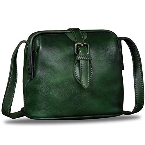 Genuine Leather Crossbody Bag Small Satchel Vintage Mini Purse F954846
