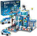570pcs City Police Building Bricks Kit R537