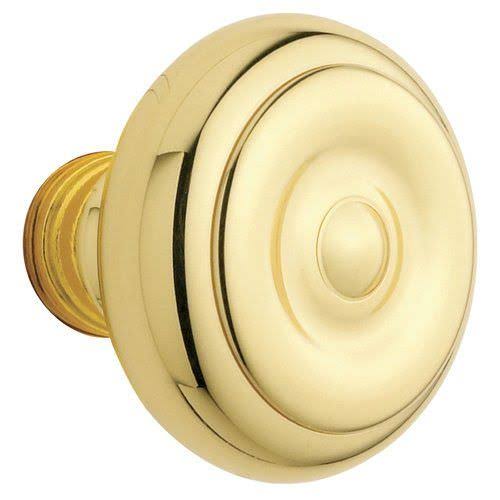 Satin Brass and Black Single Knob M640254