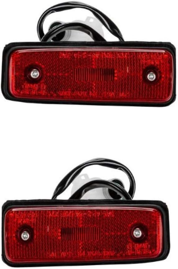 2 Pc Side Marker Light Assembly for Toyota Pickup 1982 1983 D408220