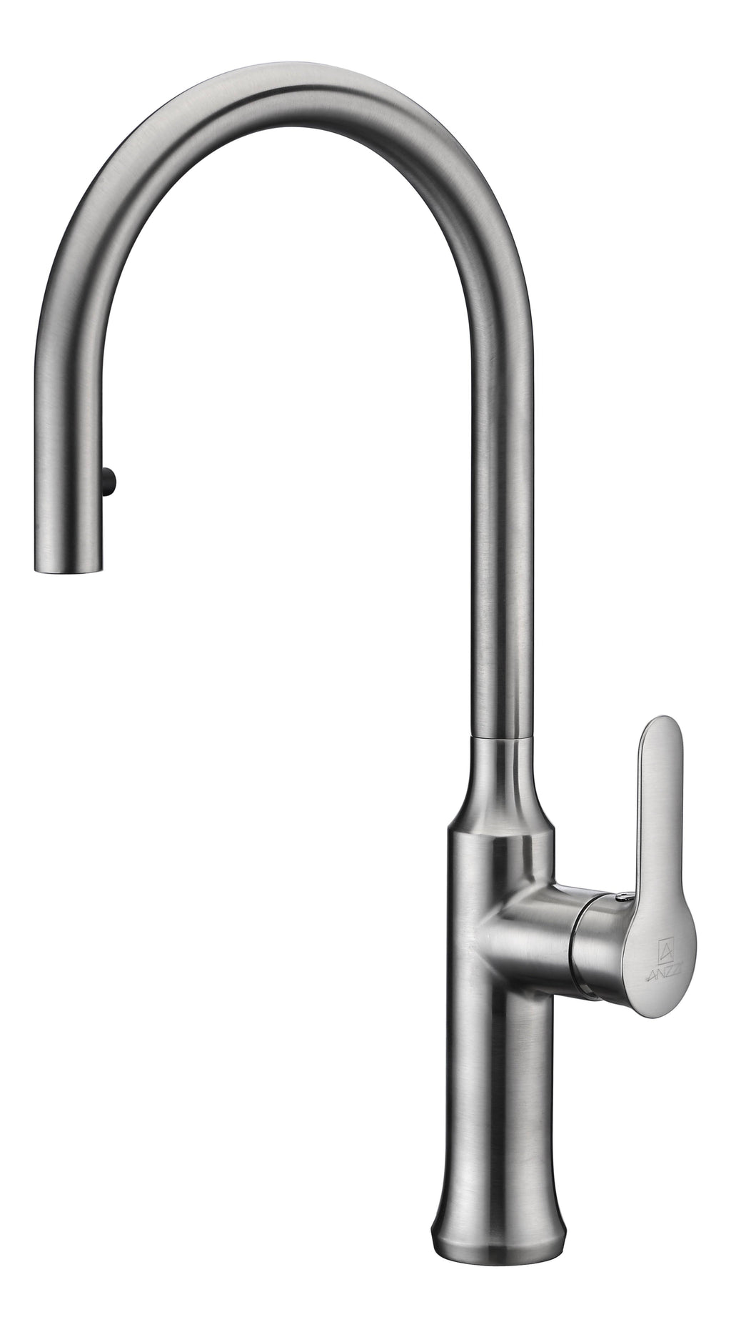 Brushed Nickel Single Handle Pull-Down Kitchen Faucet W975800
