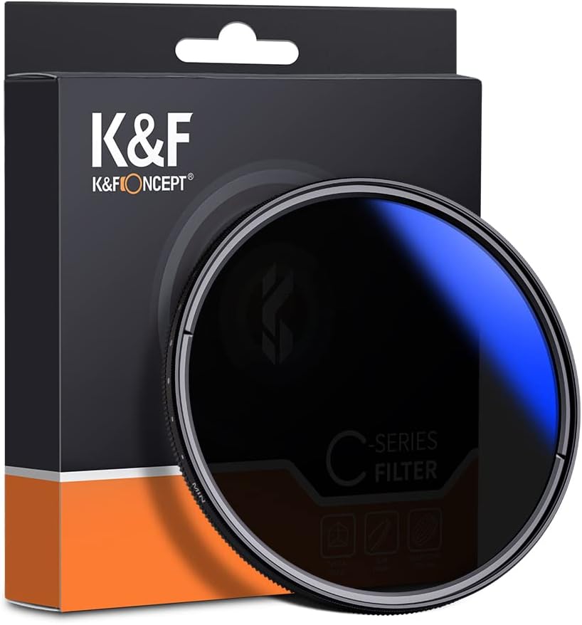 49mm Variable Neutral Density Filter ND2-ND400 9 Stops Pack of 2 Q898