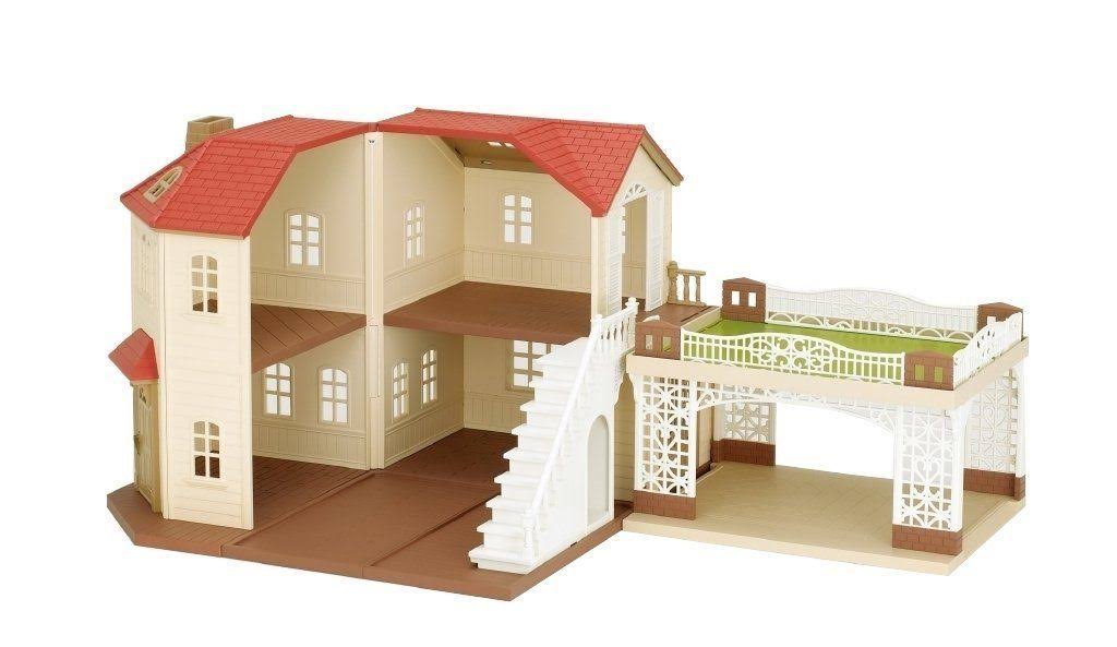 Large House with Carport Fence X3347