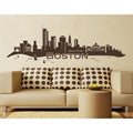 Violet 59in x 18in Cityscape Wall Decal G458