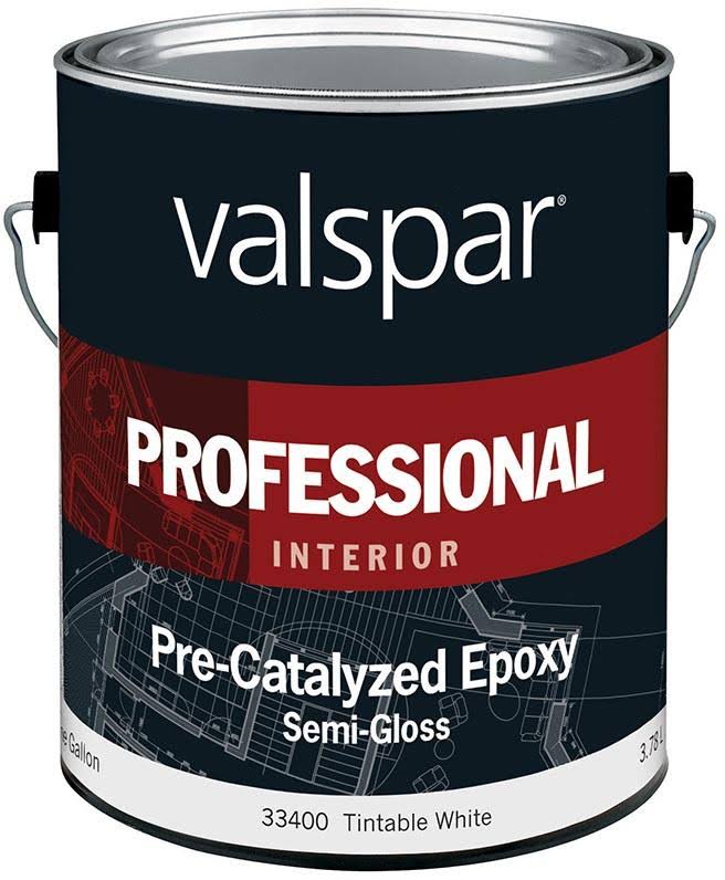 Semi-Gloss White Interior Paint, 1 Gal O577