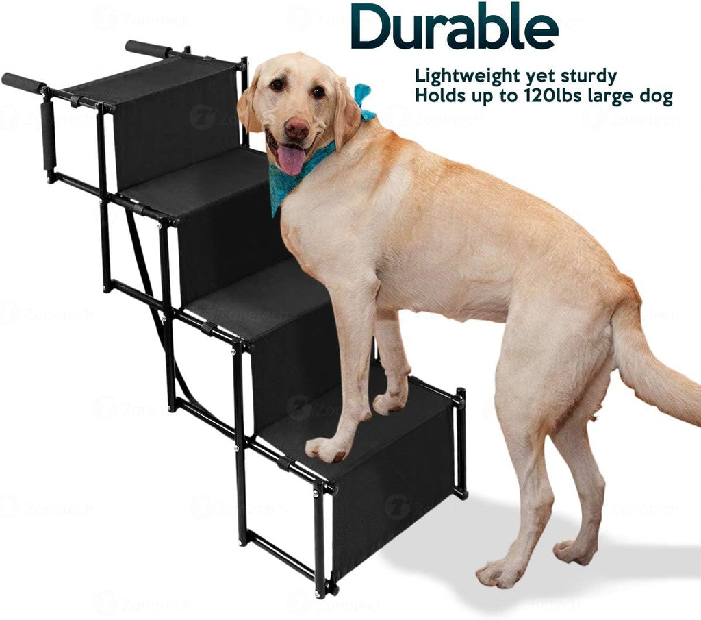 Foldable Step Stairs with Metal Frame N364