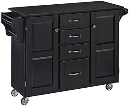 White Granite Top Kitchen Cart Z5371