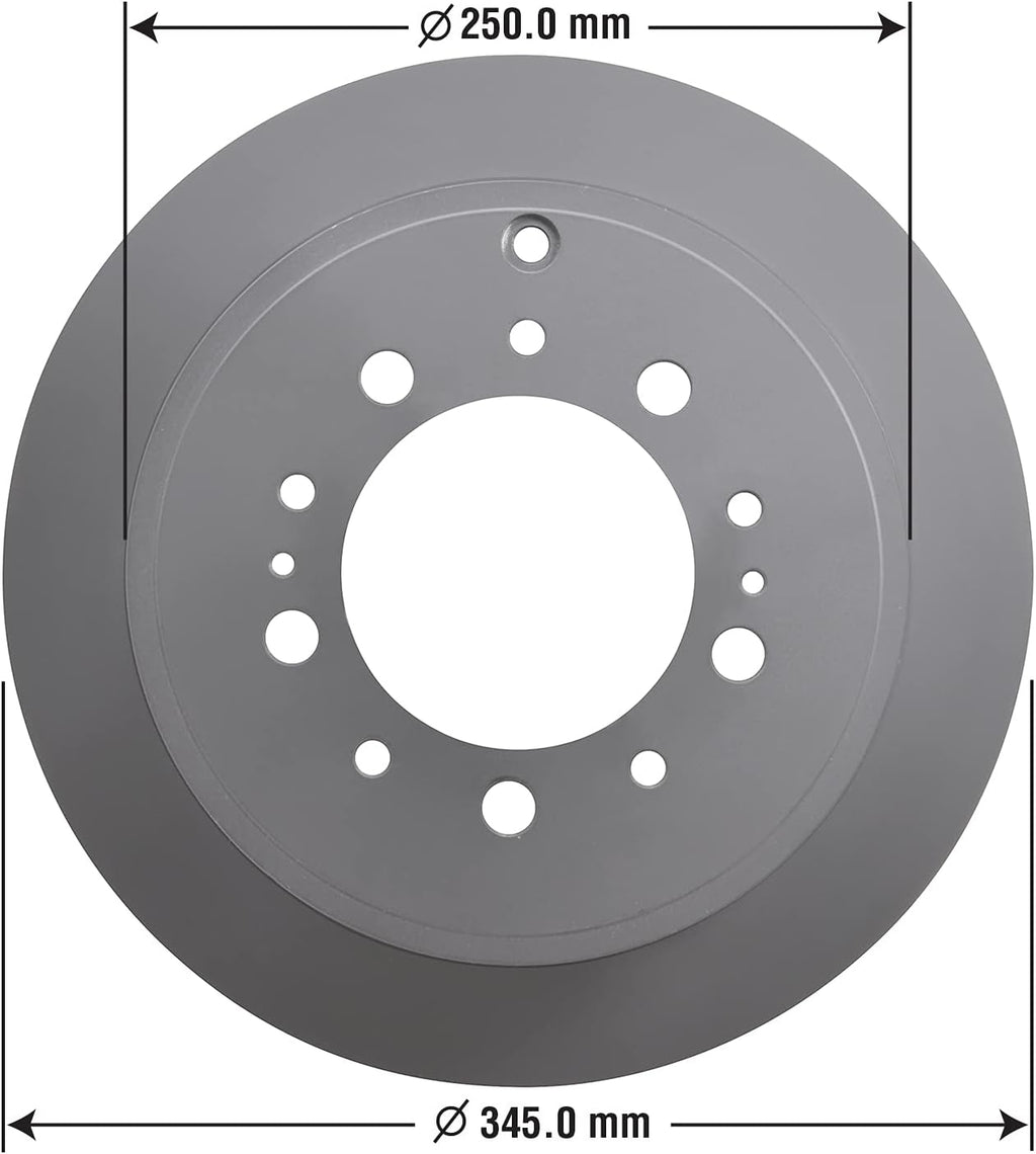 Pack of 2 Rear Brake Rotor C783405
