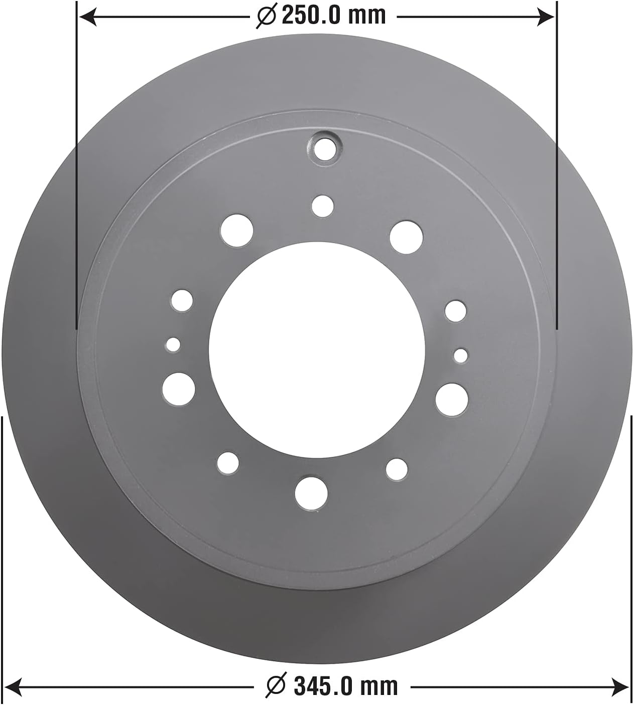 Pack of 2 Rear Brake Rotor C783405