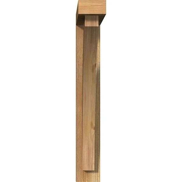 Rough Sawn Bracket with Offset Brace, Western Red Cedar V543426