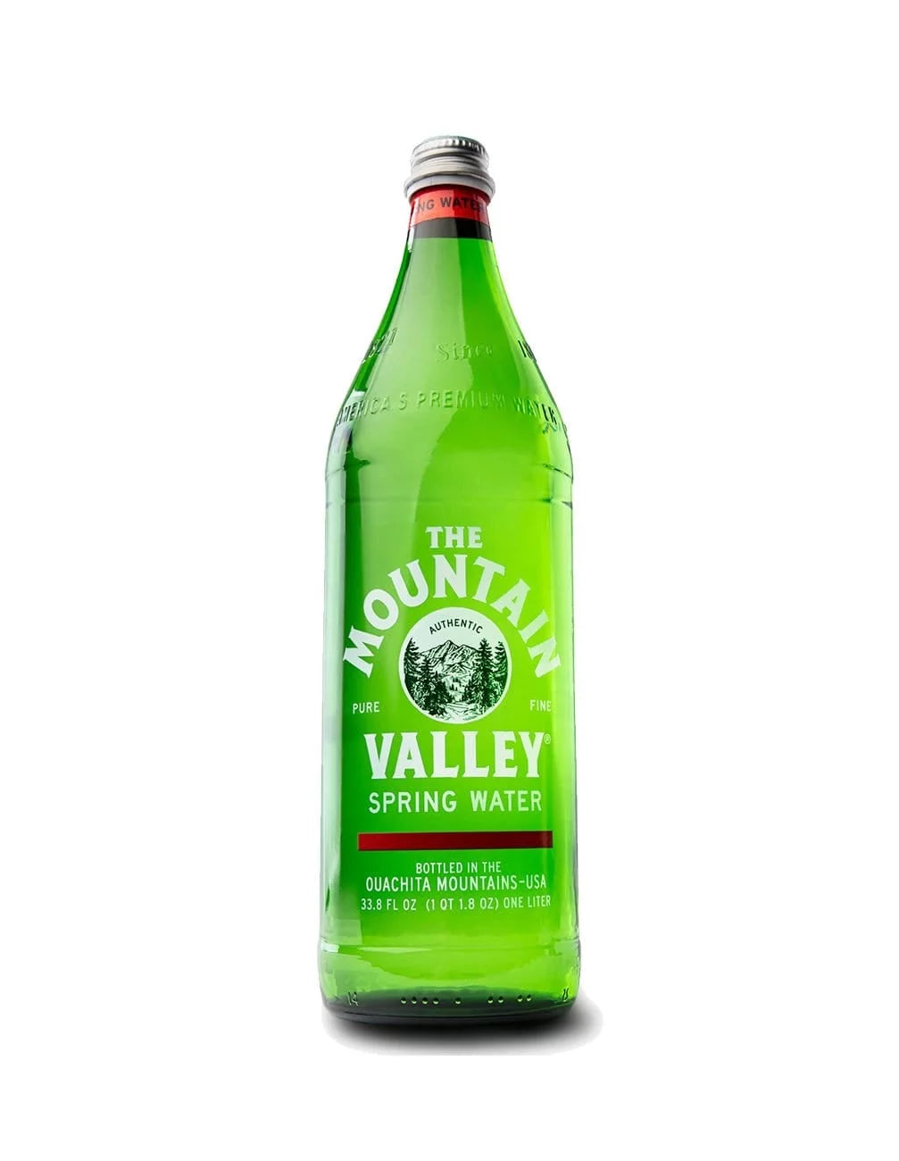 1L Glass Bottle Spring Water Pack of 12 O3496