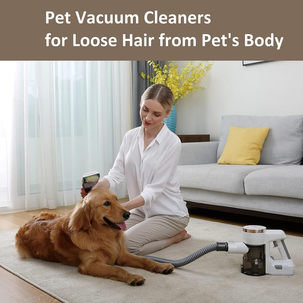 Cordless Pet Vacuum Cleaner with Grooming Brush Z5689