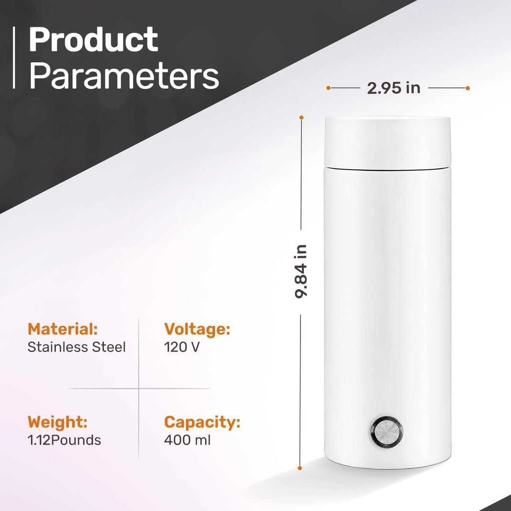 300Ml Portable Stainless Steel Electric Kettle W935