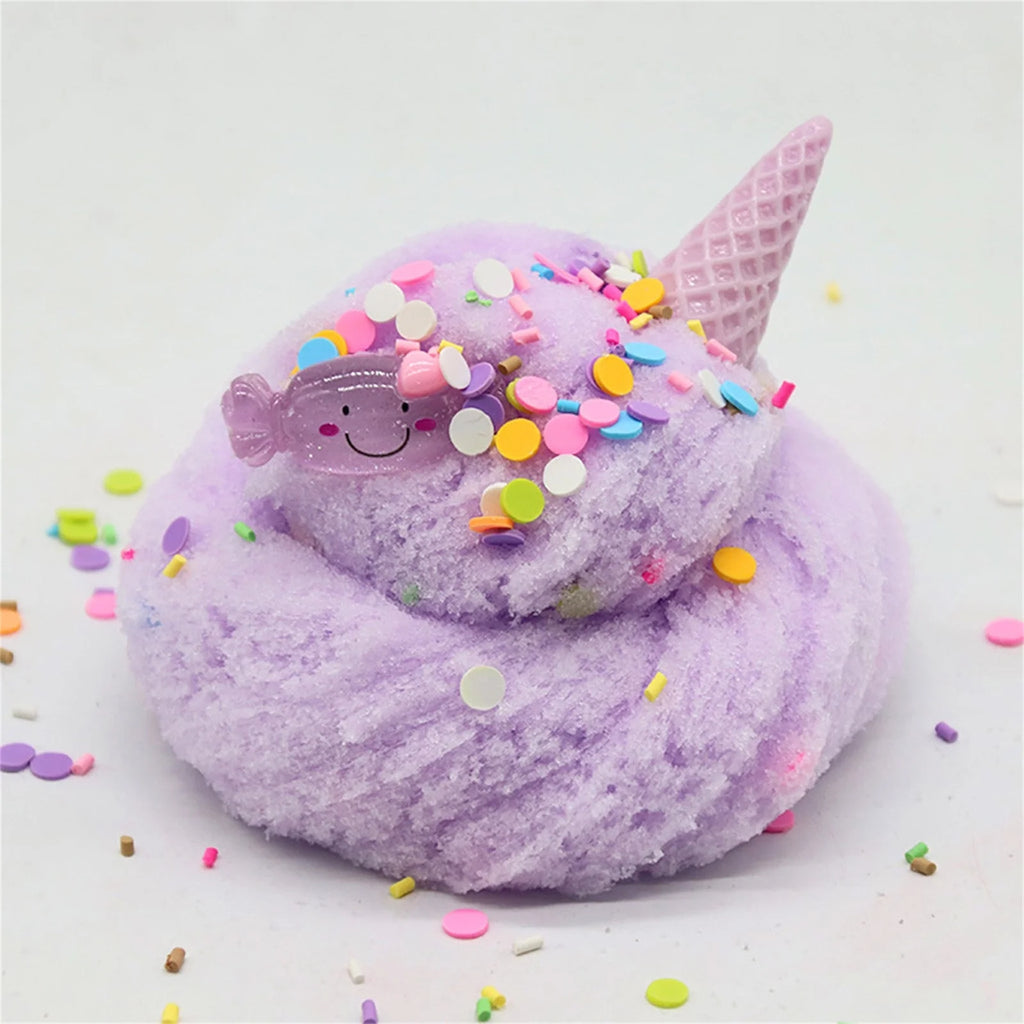 Scented Butter Slime Kit with Candy, Ice Cream, Fruit Charms G37639